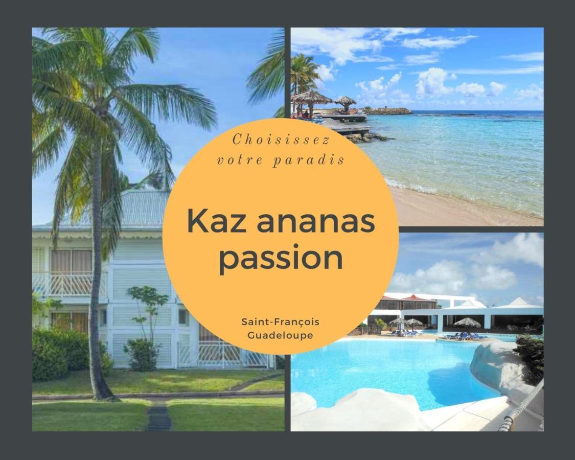 F3 _ Kaz Ananas Passion Au Manganao Apartment Сен Франсоа Екстериор снимка