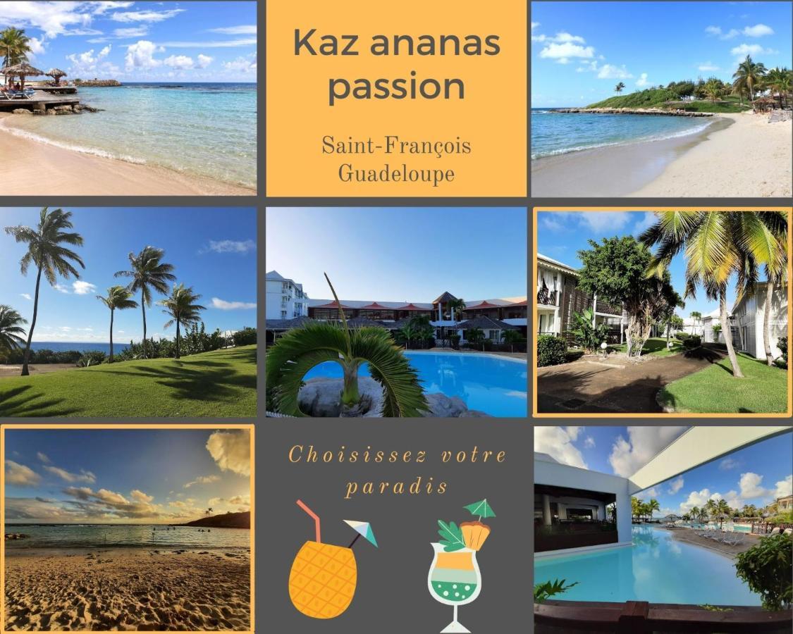 F3 _ Kaz Ananas Passion Au Manganao Apartment Сен Франсоа Екстериор снимка