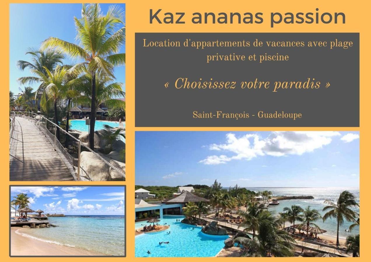 F3 _ Kaz Ananas Passion Au Manganao Apartment Сен Франсоа Екстериор снимка